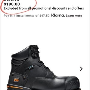 COPY - Timberland PRO comp toe work boots
